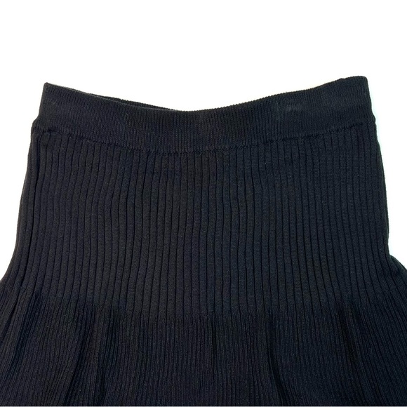 Rachel Comey Handmade Knit Flared Skirt Black Size Small - Picture 3 of 6